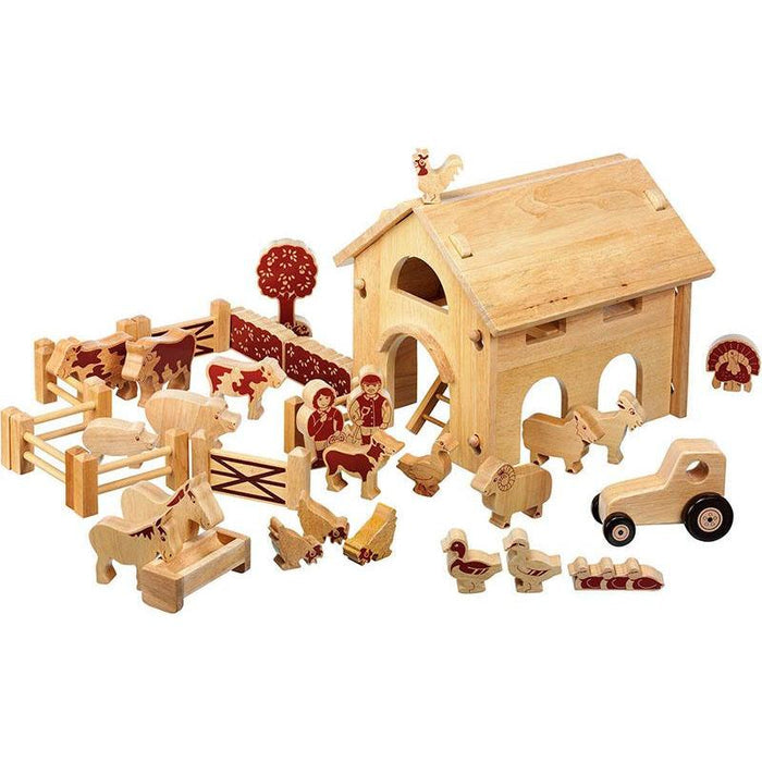 Lanka Kade Deluxe Farm With Barn And Tractor - Little Whispers