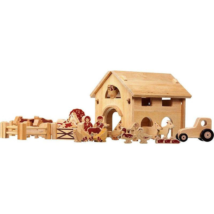 Lanka Kade Deluxe Farm With Barn And Tractor - Little Whispers
