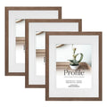 Elegant Deluxe Chestnut 11x14/8x10in Set of Frames (Bulk Frame Bundle 3 Pack) from our Australian Made Picture Frames collection by Profile Products (Australia) Pty Ltd