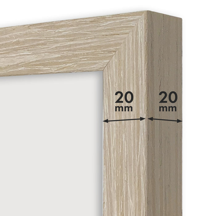 Elegant Polar Birch Timber A4 Picture Frame from our Australian Made A4 Picture Frames collection by Profile Australia