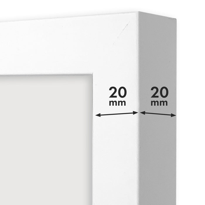 Elegant White Timber A5 Picture Frame from our Australian Made A5 Picture Frames collection by Profile Australia