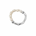 Elisa | Silver Playful Pearls Ring