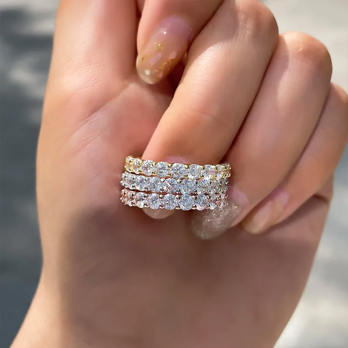 Eliska | Ring with Double Brilliant Band