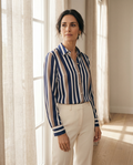 Ema | Casual Striped Blouse
