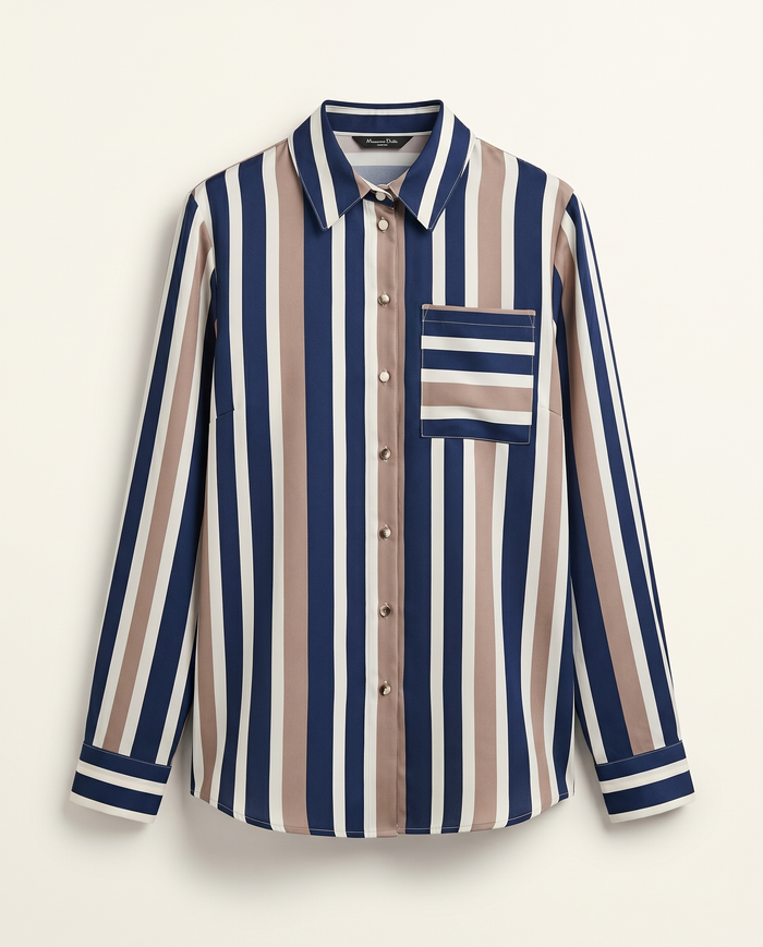 Ema | Casual Striped Blouse