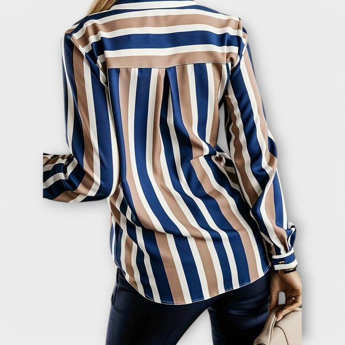 Ema | Casual Striped Blouse