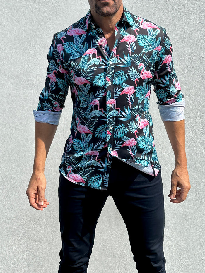 Flamingo Party Shirt - Flamingo