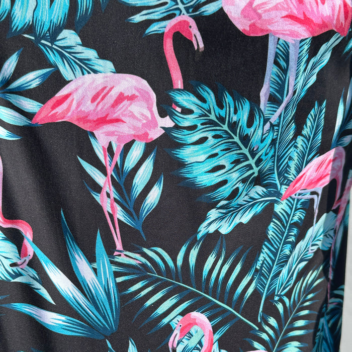 Flamingos on Cotton - Flamingos