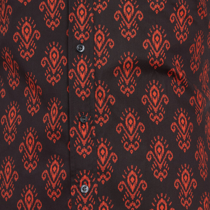 Fleur-de-Lis Party Shirt - Bordeaux