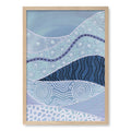 A4 (21 x 29.7cm) / Natural Oak Frame / No Border