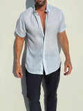 Geometric “T”s Party Shirt - Light Blue