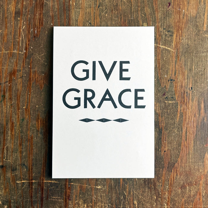 Give Grace notecard