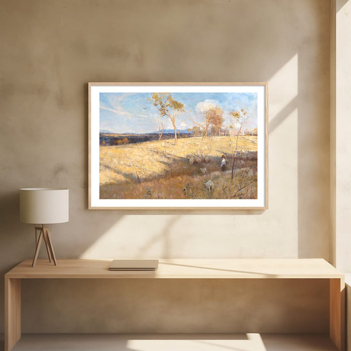 Golden Summer Eaglemont - Arthur Streeton Art Print from our Australian Made Framed Wall Art, Prints & Posters collection by Profile Australia