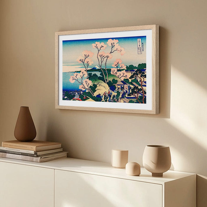 The Goten Hill - Hokusai Art Print from our Australian Made Wall Art collection by Profile Australia