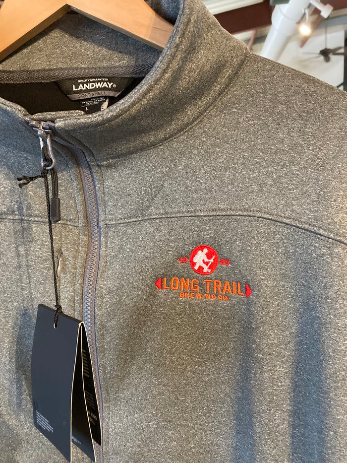 Gray Long Trail Brewing Co. Soft Shell Jacket