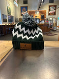 Green/White  Long Trail Brewing Co. Pompom Hat