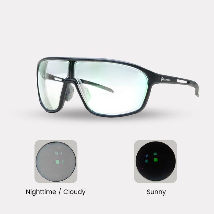 Photochromic – Single Vision (Myopia) / Black / Grey Lenses