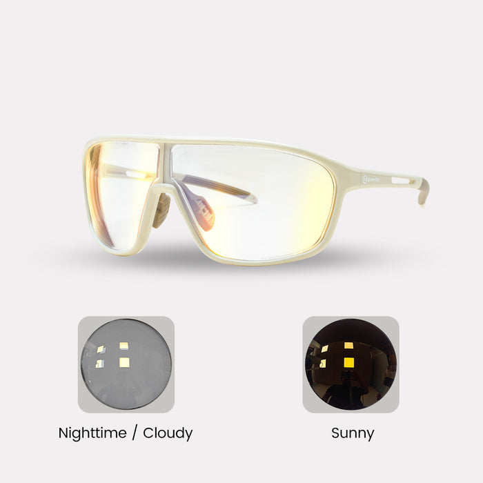 Photochromic – Single Vision (Myopia) / White / Gold Lenses