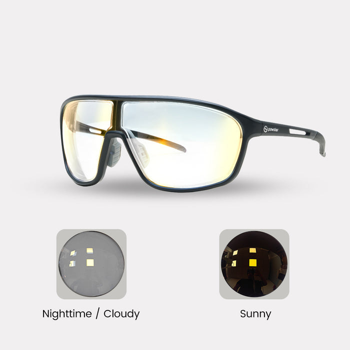 Photochromic – Single Vision (Myopia) / Black / Gold Lenses