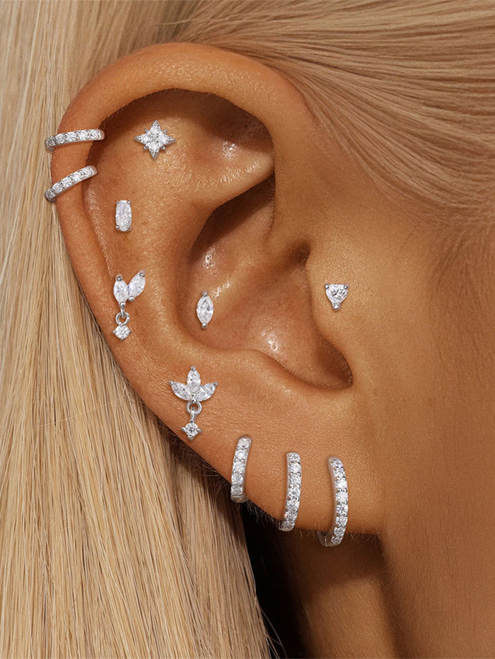 Helena | Gold-Plated Organic Design Earrings