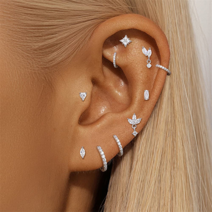 Helena | Gold-Plated Organic Design Earrings