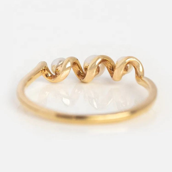 Helena | Silver Ring with Pearls