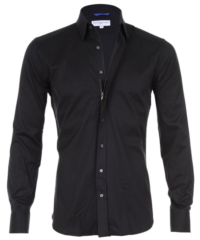 Incognito Stretch Poplin - Black