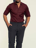 Incognito Stretch Poplin - Sangria