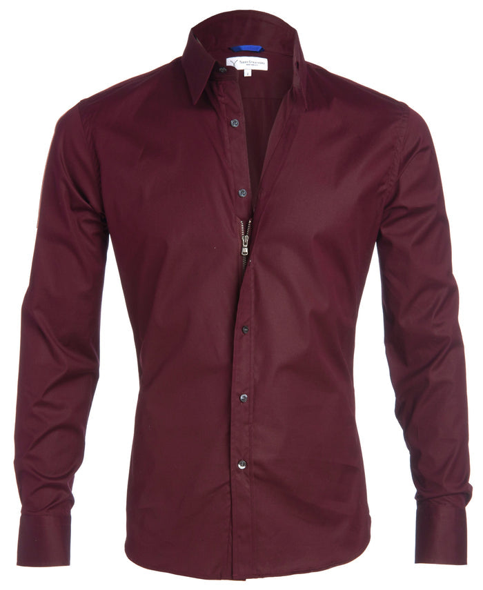 Incognito Stretch Poplin - Sangria