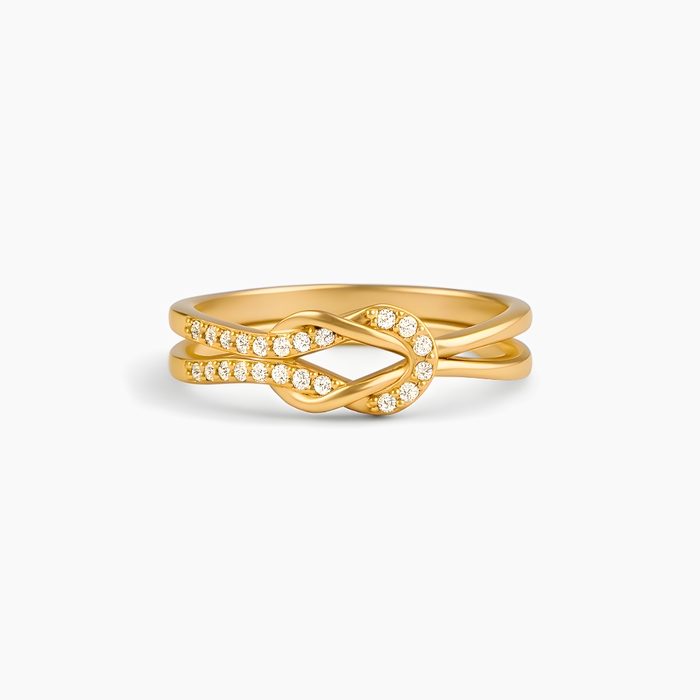 Inés | Gold-Plated Bow Ring