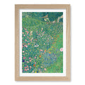 A4 (21 x 29.7cm) / Natural Oak Frame / White Border