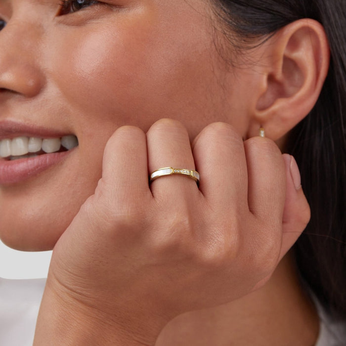 Lara | Gold-Plated Fine Ring with Delicate Shine