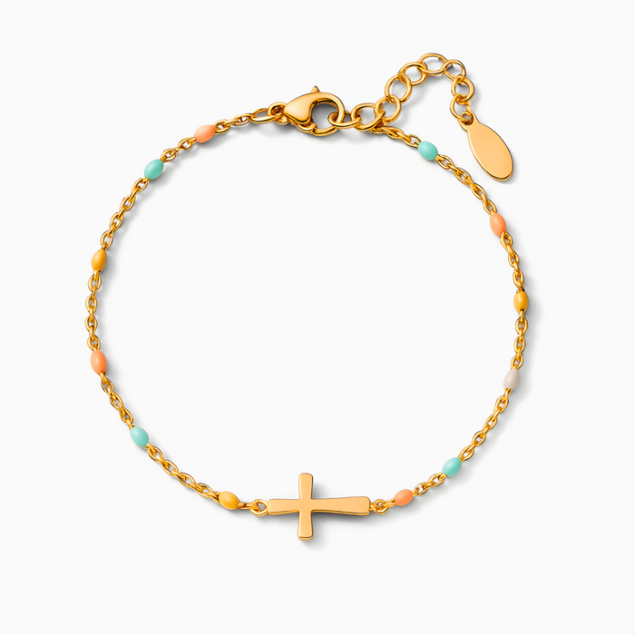 Lara | Silver Sisters in Christ Bracelet