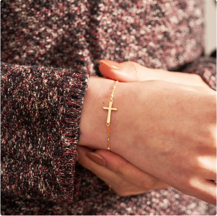 Lara | Silver Sisters in Christ Bracelet