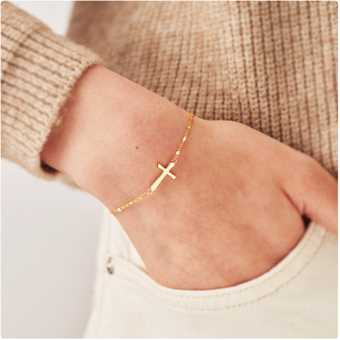 Lara | Silver Sisters in Christ Bracelet