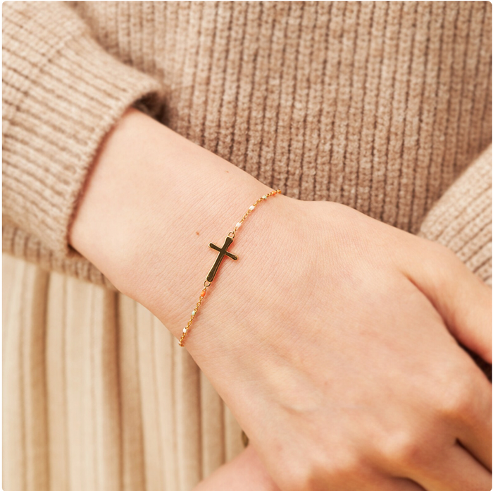 Lara | Silver Sisters in Christ Bracelet