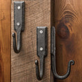 Large Hand Forged Iron Wall Hook (3)