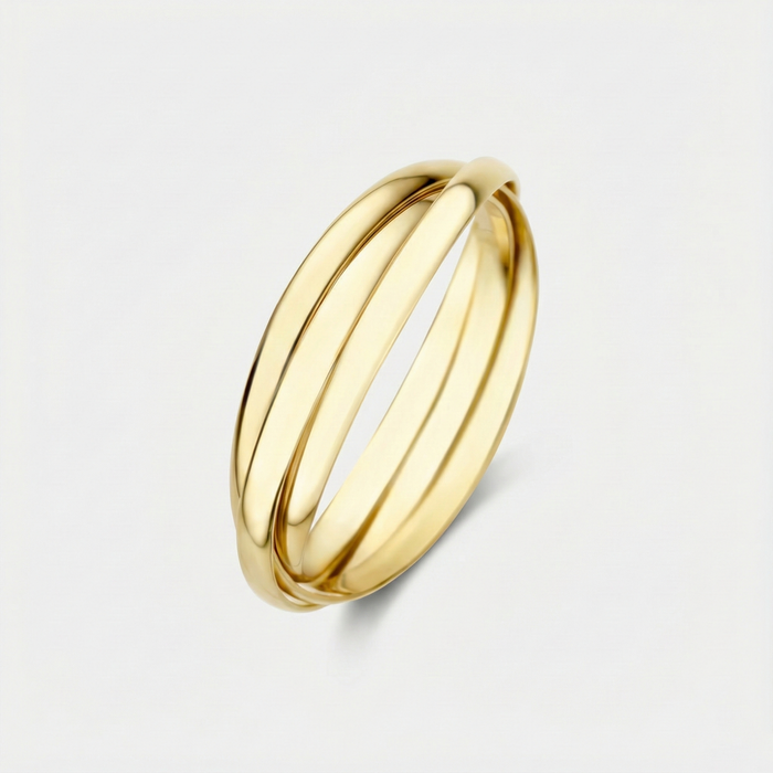 Lena | Gold-Plated Trielle Ring
