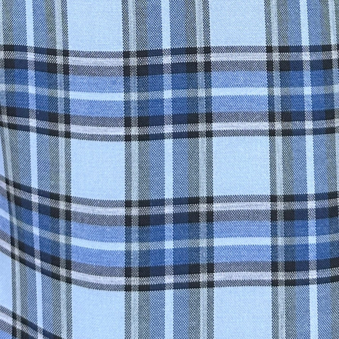 Light Blue Plaid Oxford - Light Blue Plaid