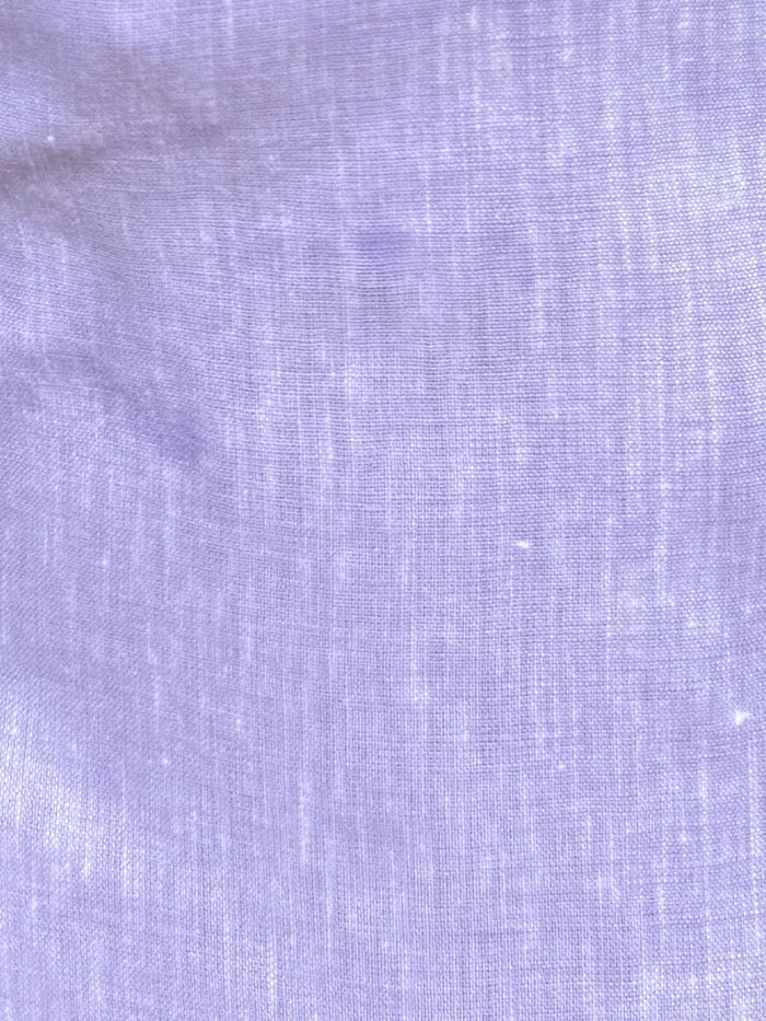 Long Sleeve 1-Pocket Linen - Lavender- Small Batch # 615