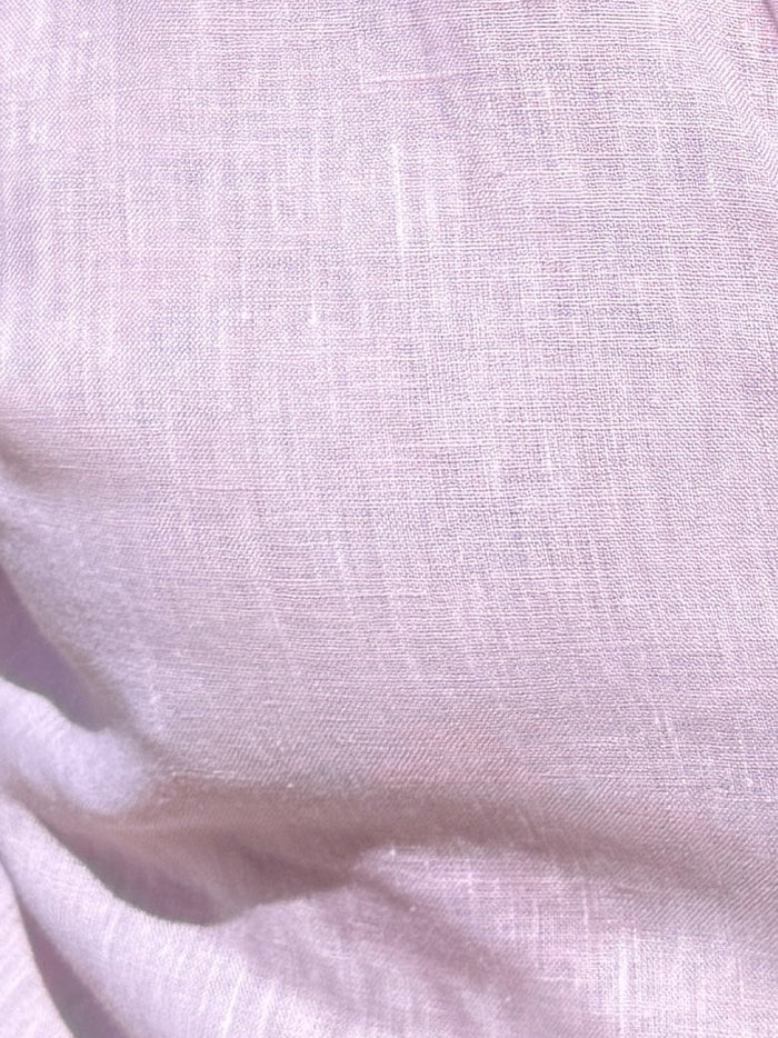 Long Sleeve 1-Pocket Linen - Pink- Small Batch # 617