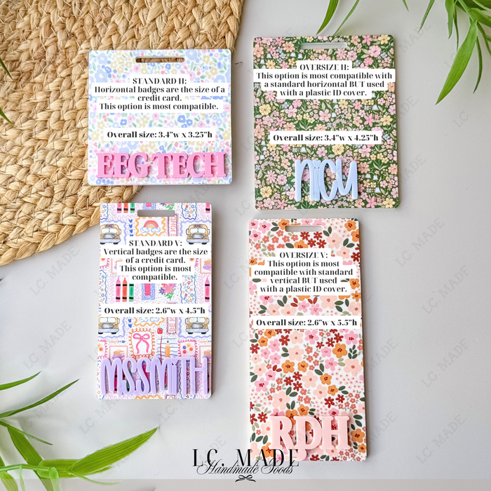 Love Collection | Personalized Badge Buddy | Badge Reel