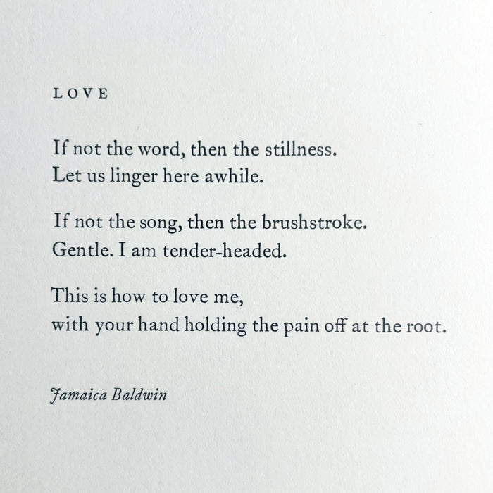 “Love” notecard