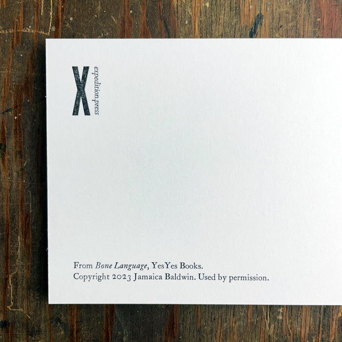 “Love” notecard