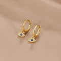 Luana | Gold-Plated Earrings with Delicate Pearl