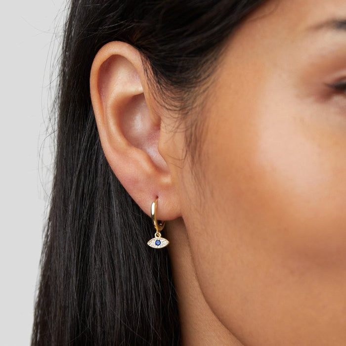 Luana | Gold-Plated Earrings with Delicate Pearl