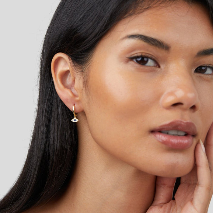 Luana | Gold-Plated Earrings with Delicate Pearl