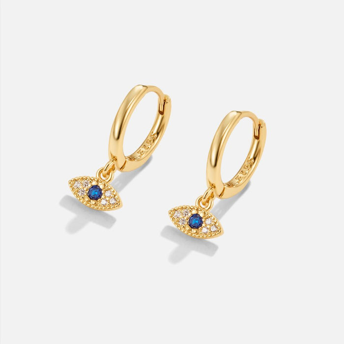 Luana | Gold-Plated Earrings with Delicate Pearl