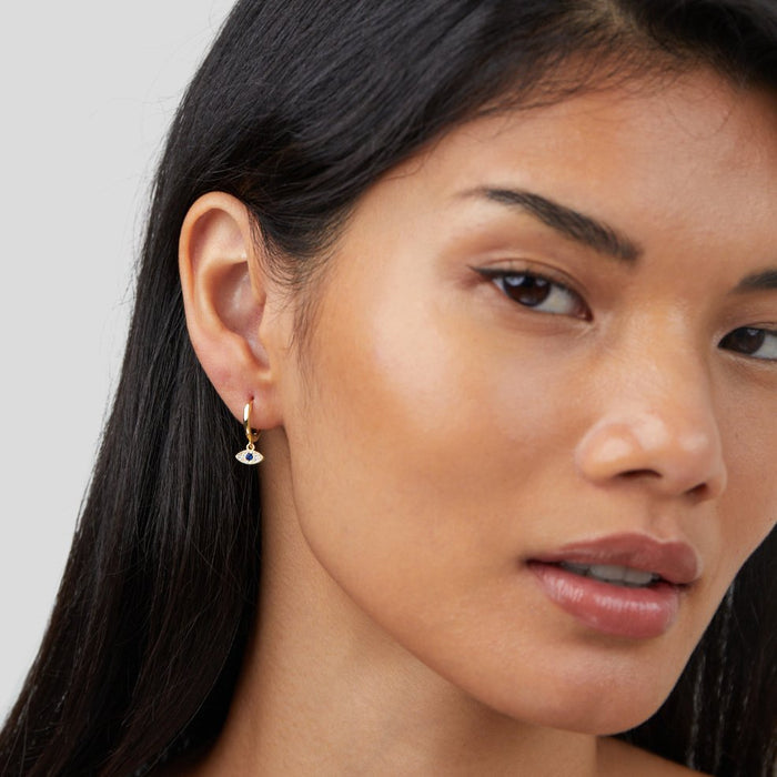 Luana | Gold-Plated Earrings with Delicate Pearl