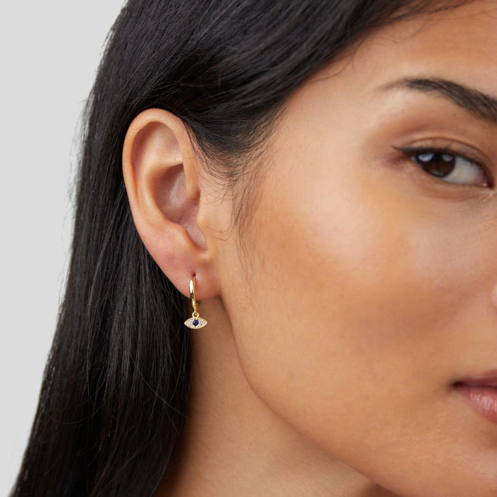 Luana | Gold-Plated Earrings with Delicate Pearl